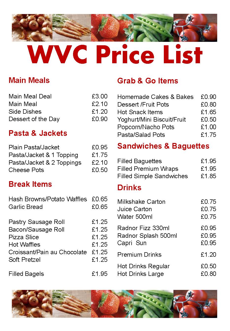 Price List WVC 20232