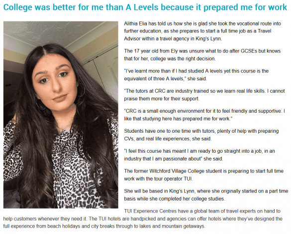 Alumni Article